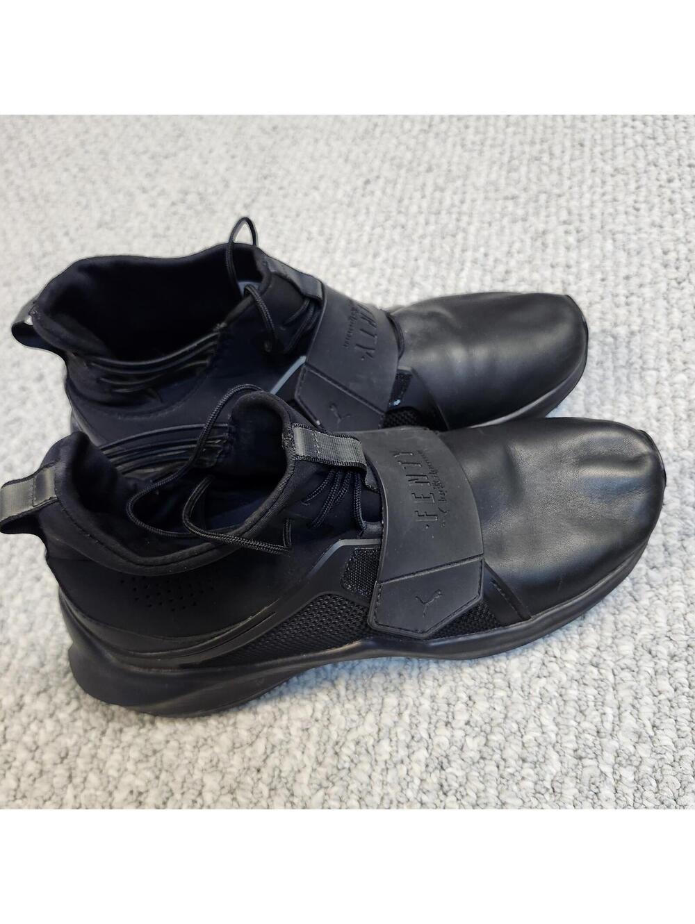 PUMA x FENTY Black Athletic High-Top Sneakers Women's Size 9